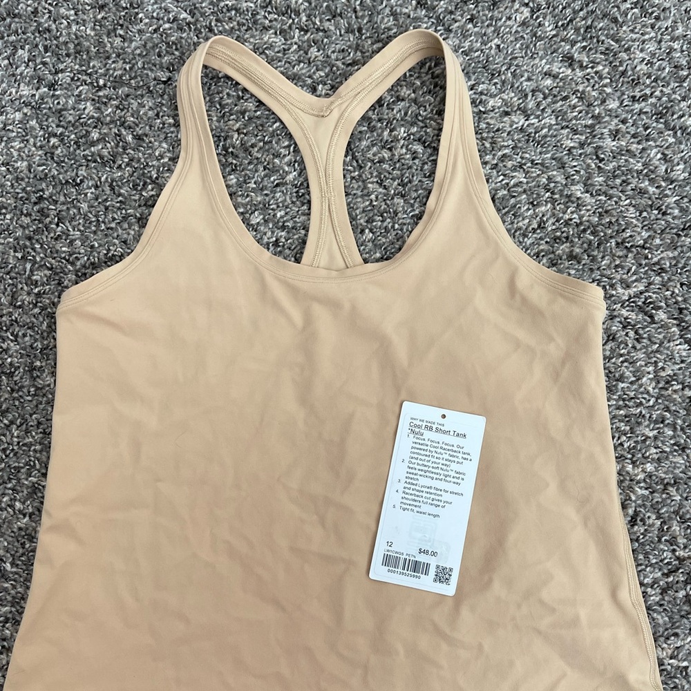 Lululemon Cool RB *Nulu Tank Top